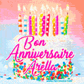 Joyeux anniversaire, Arella! - GIF Animé