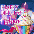 Happy Birthday Arhan - Lovely Animated GIF