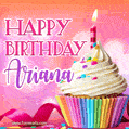 Happy Birthday Ariana - Lovely Animated GIF