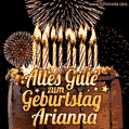 Alles Gute zum Geburtstag Arianna (GIF)