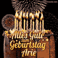 Alles Gute zum Geburtstag Arie (GIF)