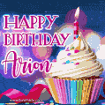 Happy Birthday Arion - Lovely Animated GIF