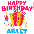 Funny Happy Birthday Arlet GIF