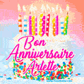 Joyeux anniversaire, Arlette! - GIF Animé