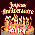 Joyeux anniversaire Arley GIF