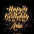 Happy Birthday Card for Arlie - Download GIF and Send for Free