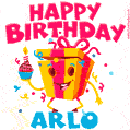 Funny Happy Birthday Arlo GIF