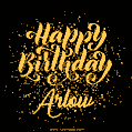 Happy Birthday Card for Arlow - Download GIF and Send for Free