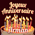 Joyeux anniversaire Arman GIF