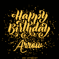 Happy Birthday Card for Arrow - Download GIF and Send for Free
