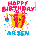 Funny Happy Birthday Arsen GIF