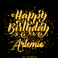 Happy Birthday Card for Artemio - Download GIF and Send for Free