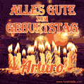 Alles Gute zum Geburtstag Arturo (GIF)