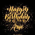 Happy Birthday Card for Arye - Download GIF and Send for Free
