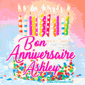 Joyeux anniversaire, Ashley! - GIF Animé