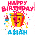 Funny Happy Birthday Asiah GIF