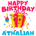 Funny Happy Birthday Athaliah GIF