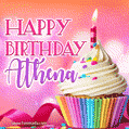 Happy Birthday Athena - Lovely Animated GIF
