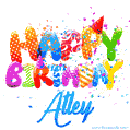 Happy Birthday Atley - Creative Personalized GIF With Name