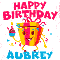 Funny Happy Birthday Aubrey GIF
