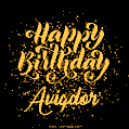 Happy Birthday Card for Avigdor - Download GIF and Send for Free