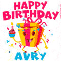 Funny Happy Birthday Avry GIF