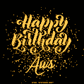 Happy Birthday Card for Aws - Download GIF and Send for Free