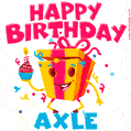 Funny Happy Birthday Axle GIF