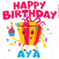 Funny Happy Birthday Aya GIF
