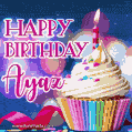 Happy Birthday Ayaz - Lovely Animated GIF