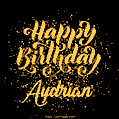Happy Birthday Card for Aydrian - Download GIF and Send for Free