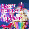 Happy Birthday Aydrien - Lovely Animated GIF