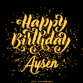 Happy Birthday Card for Aysen - Download GIF and Send for Free