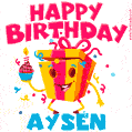 Funny Happy Birthday Aysen GIF