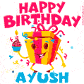 Funny Happy Birthday Ayush GIF