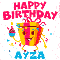 Funny Happy Birthday Ayza GIF
