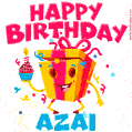 Funny Happy Birthday Azai GIF