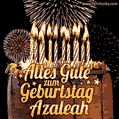 Alles Gute zum Geburtstag Azaleah (GIF)