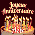 Joyeux anniversaire Aziz GIF