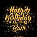 Happy Birthday Card for Baer - Download GIF and Send for Free