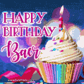 Happy Birthday Baer - Lovely Animated GIF