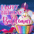 Happy Birthday Baldemar - Lovely Animated GIF