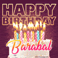 Barabal - Animated Happy Birthday Cake GIF Image for WhatsApp