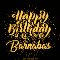 Happy Birthday Card for Barnabas - Download GIF and Send for Free