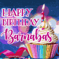 Happy Birthday Barnabas - Lovely Animated GIF