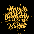 Happy Birthday Card for Barrett - Download GIF and Send for Free