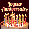 Joyeux anniversaire Barrett GIF