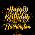 Happy Birthday Card for Barrington - Download GIF and Send for Free