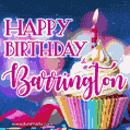 Happy Birthday Barrington - Lovely Animated GIF
