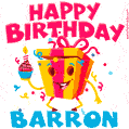 Funny Happy Birthday Barron GIF